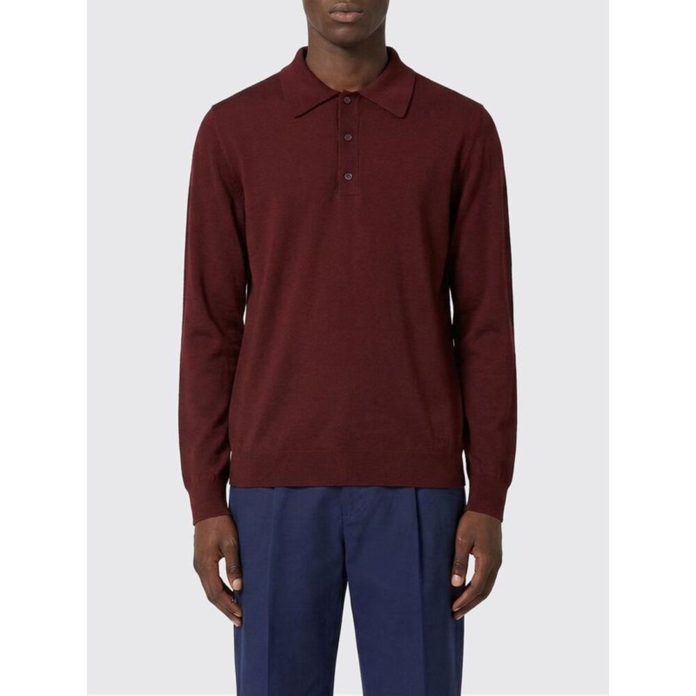 Valentino Polo Shirt Men Burgundy
